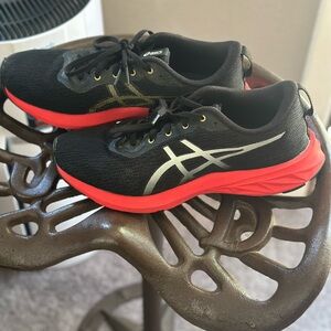 Asics Black and Gray Sneakers